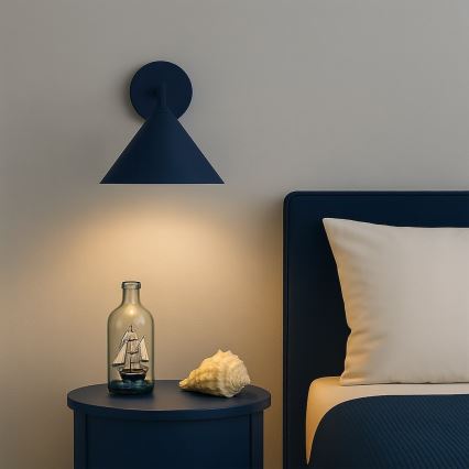 Vägglampa CAPITAL 1xGX53/15W/230V blå