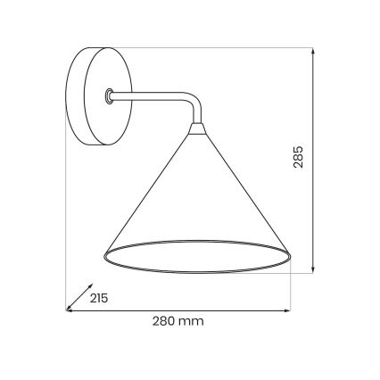 Vägglampa CAPITAL 1xGX53/15W/230V blå