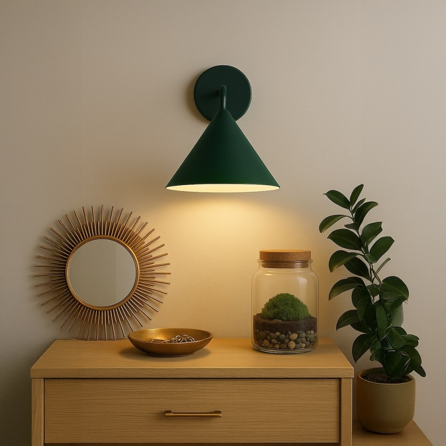 Vägglampa CAPITAL 1xGX53/15W/230V grön