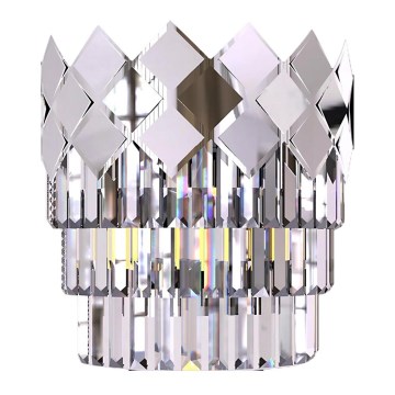 Vägglampa CARISMA 2xE14/40W/230V skinande krom