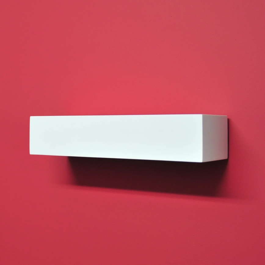 Vägglampa CEGIELKA 1xE14/12W/230V plåster/vit