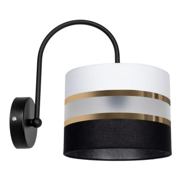 Vägglampa CORAL 1xE27/60W/230V svart