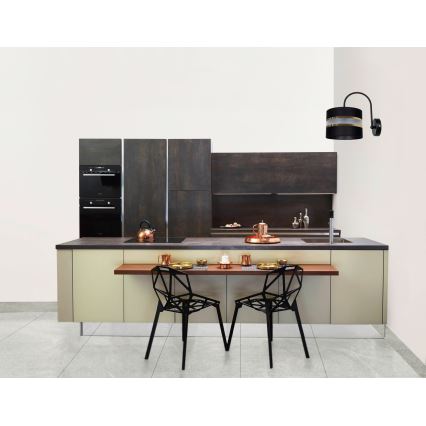 Vägglampa CORAL 1xE27/60W/230V svart