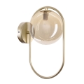 Vägglampa CORDEL 1xG9/28W/230V mässing/rökig beige