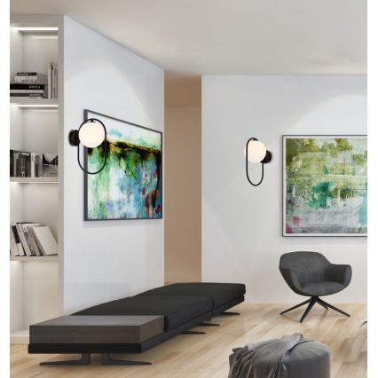 Vägglampa CORDEL 1xG9/28W/230V svart