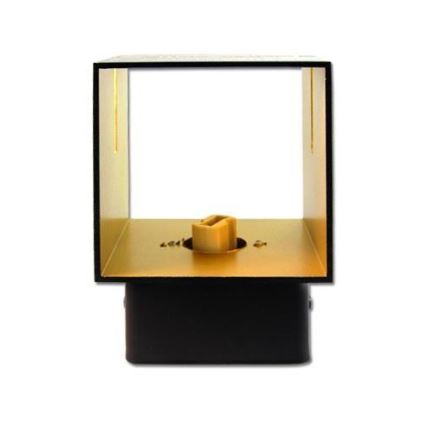 Vägglampa COSTA 1xG9/35W/230V svart/koppar