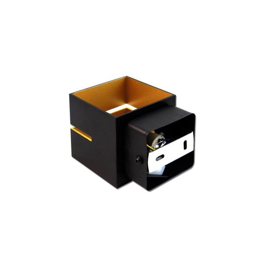 Vägglampa COSTA 1xG9/35W/230V svart/koppar