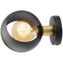 Vägglampa CYKLOP 1xE27/60W/230V svart