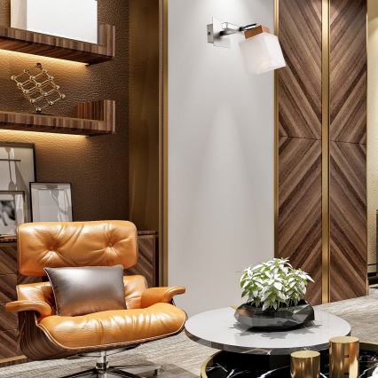 Vägglampa DANA 1xE14/40W/230V bok