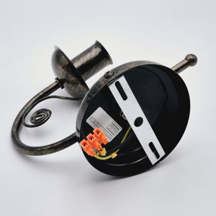 Vägglampa DONATO 1xE14x40W/230V patina