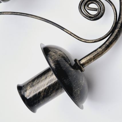 Vägglampa DONATO 1xE14x40W/230V patina