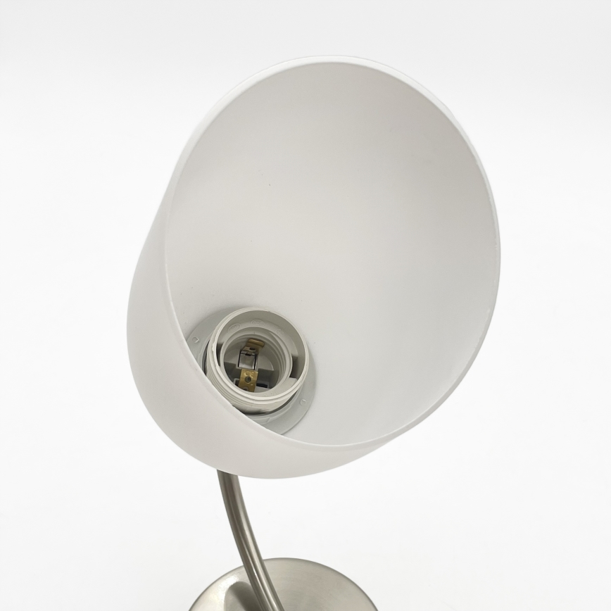 Vägglampa DONNA 1xE27/60W/230V nickel