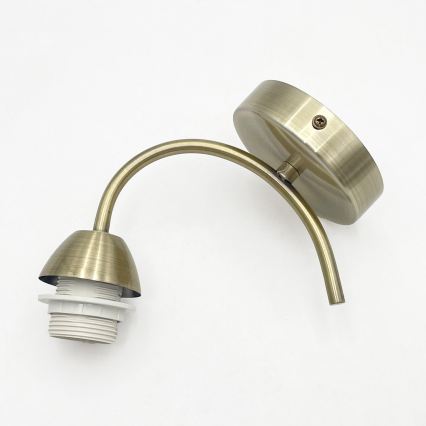 Vägglampa DONNA 1xE27/60W/230V patina