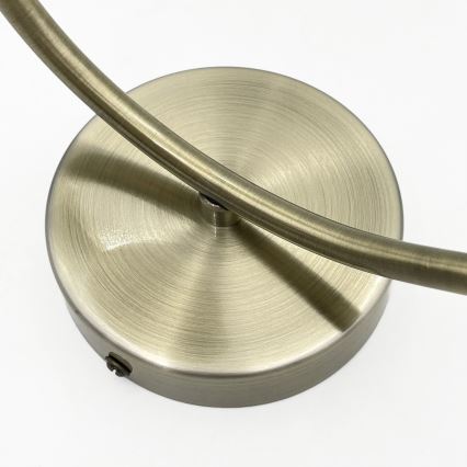 Vägglampa DONNA 1xE27/60W/230V patina