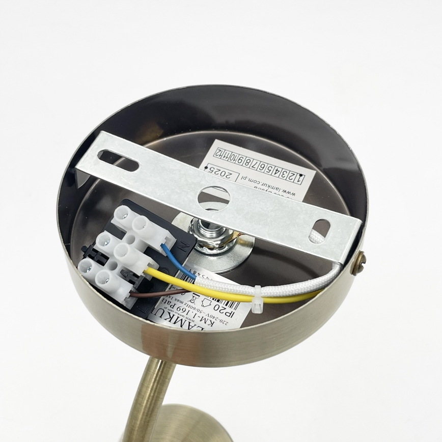 Vägglampa DONNA 1xE27/60W/230V patina