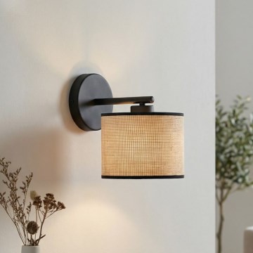 Vägglampa ECO 1xE27/15W/230V beige/rotting