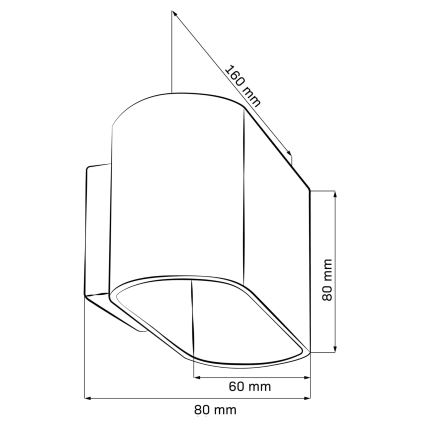 Vägglampa ELISSA 1xG9/10W/230V vit