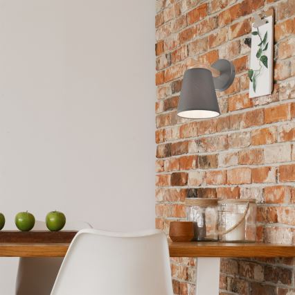 Vägglampa ELLIE 1xE27/60W/230V bok