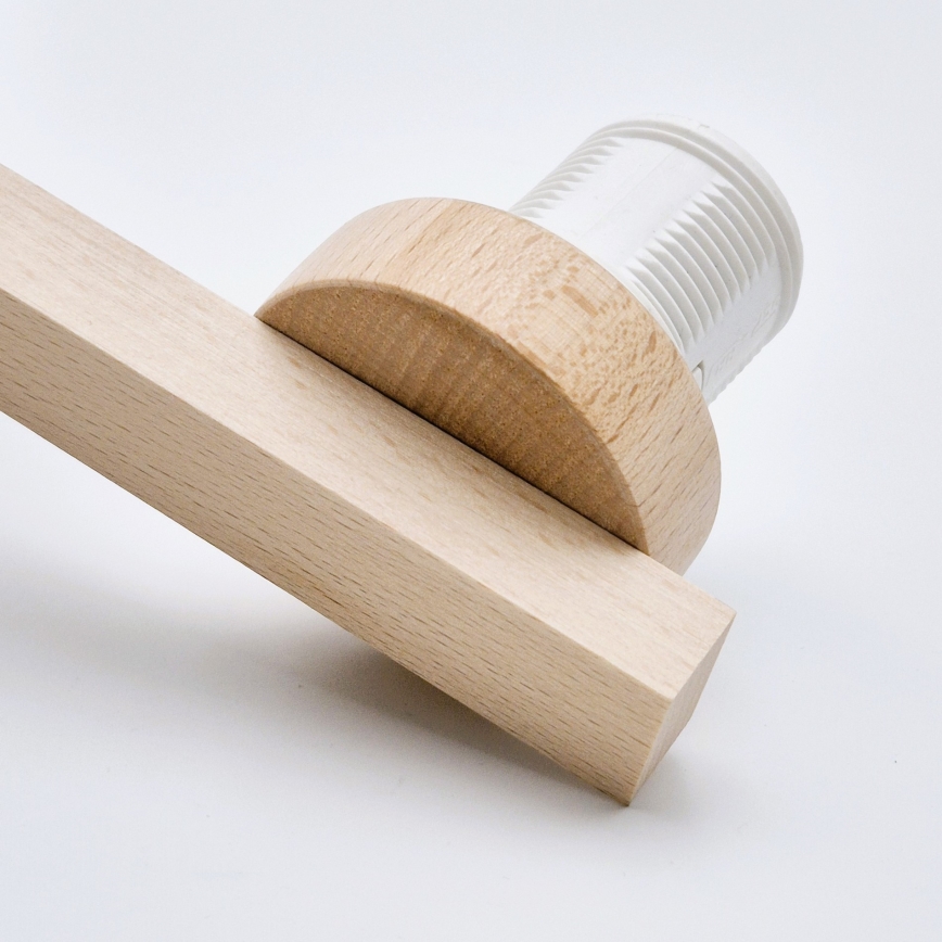 Vägglampa ELLIE 1xE27/60W/230V bok