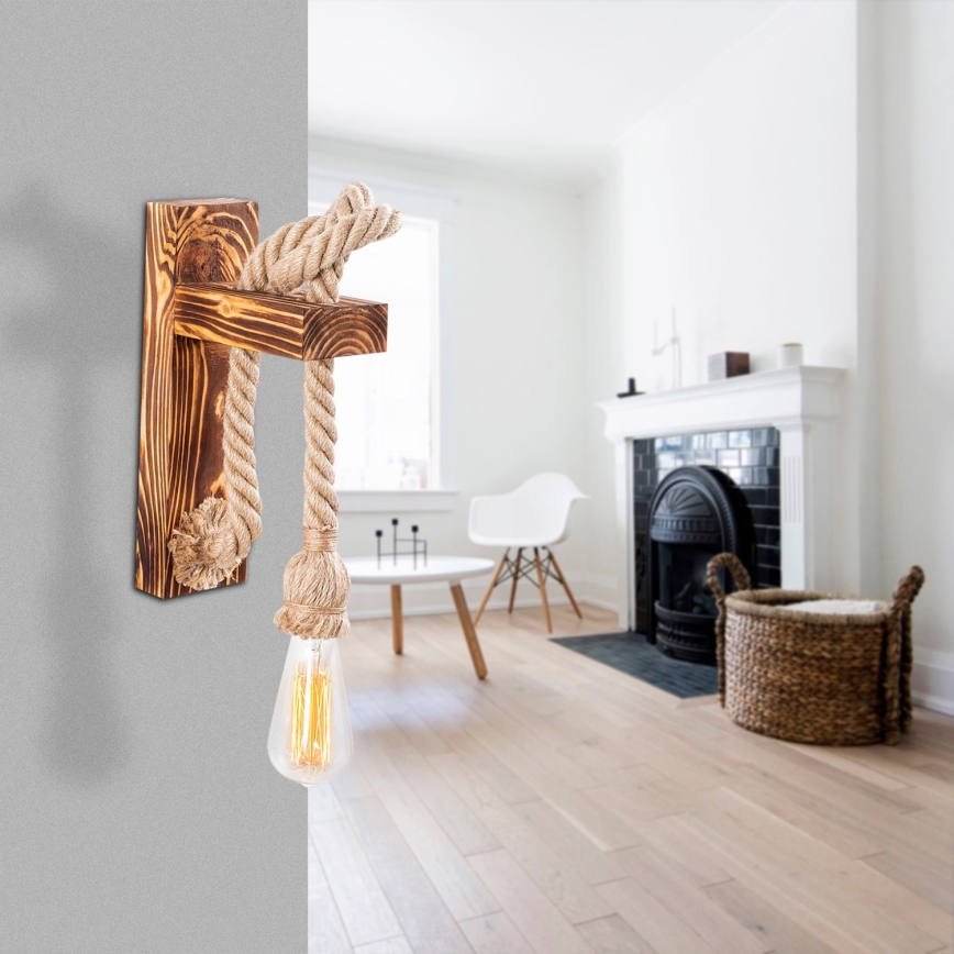 Vägglampa  EREBOS 1xE27/40W/230V