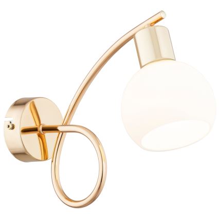 Vägglampa ERYKA 1xE14/10W/230V guld