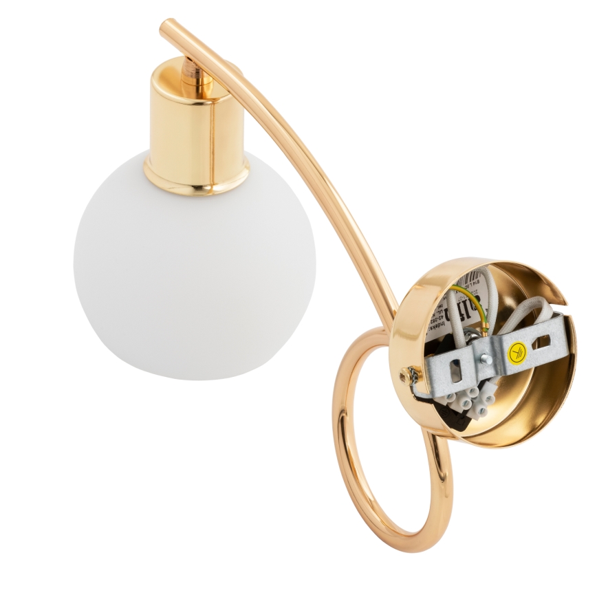 Vägglampa ERYKA 1xE14/10W/230V guld