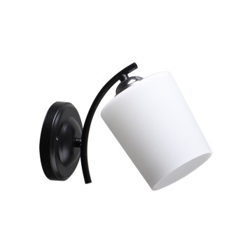 Vägglampa ESNYR 1xE27/40W/230V svart/vit