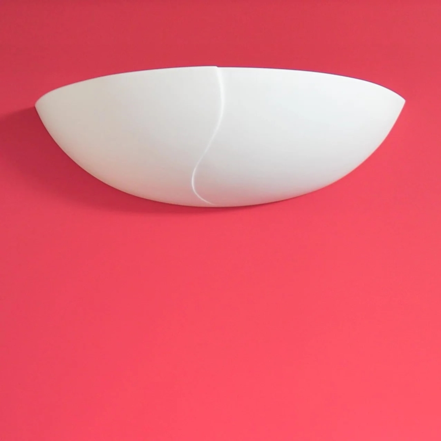 Vägglampa FALA 1xE14/12W/230V plåster/vit