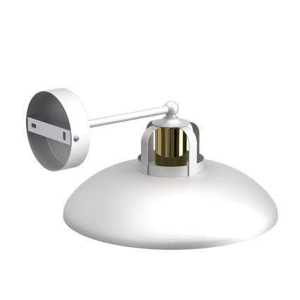 Vägglampa  FELIX 1xE27/60W/230V vit