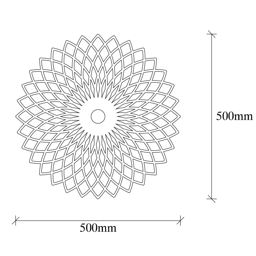 Vägglampa  FELLINI 1xE27/100W/230V