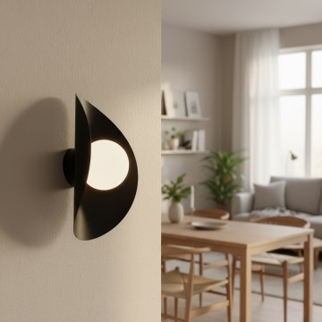 Vägglampa FIERO 1xG9/8W/230V svart