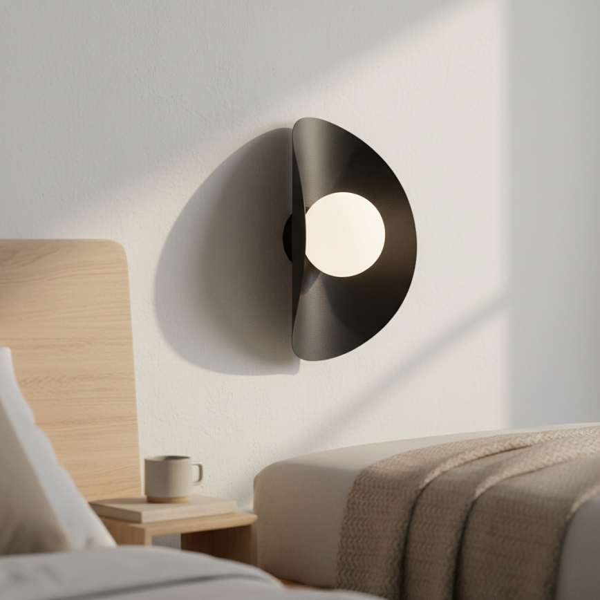 Vägglampa FIERO 1xG9/8W/230V svart