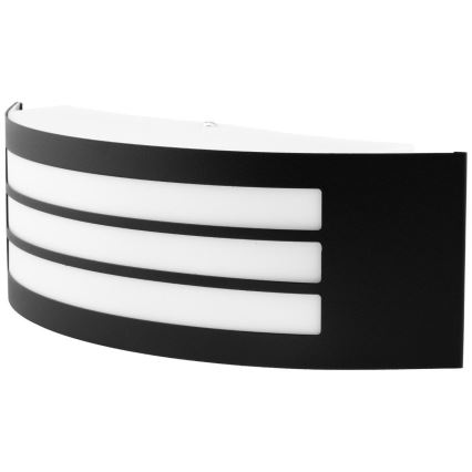 Vägglampa för utomhusbruk 1xE27/14W/230V IP44 svart