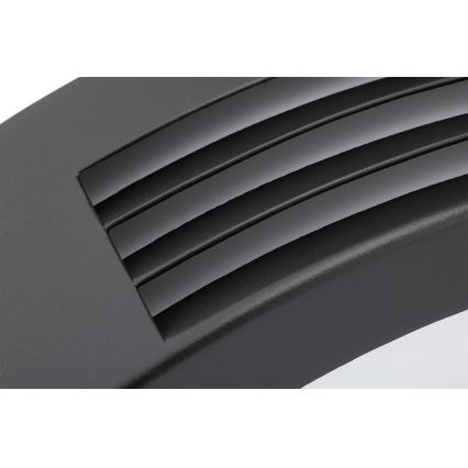 Vägglampa för utomhusbruk 1xE27/14W/230V IP54 svart