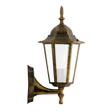 Vägglampa för utomhusbruk 1xE27/20W/230V IP43 patina
