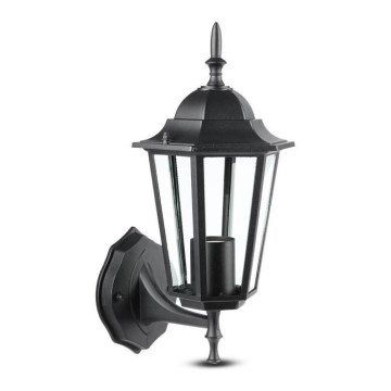 Vägglampa för utomhusbruk 1xE27/40W/230V IP44 svart