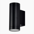 Vägglampa för utomhusbruk 2xGU10/40W/230V IP54 svart