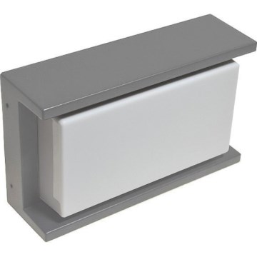 Vägglampa för utomhusbruk ARAGO 1xE27/60W/230V IP54 grå