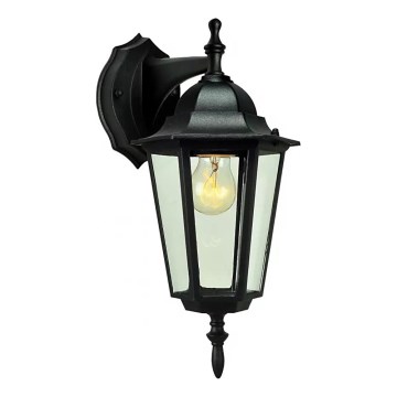 Vägglampa för utomhusbruk ARRAIA 1xE27/15W/230V IP44 svart