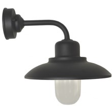 Vägglampa för utomhusbruk BARD 1xE27/60W/230V IP44 svart