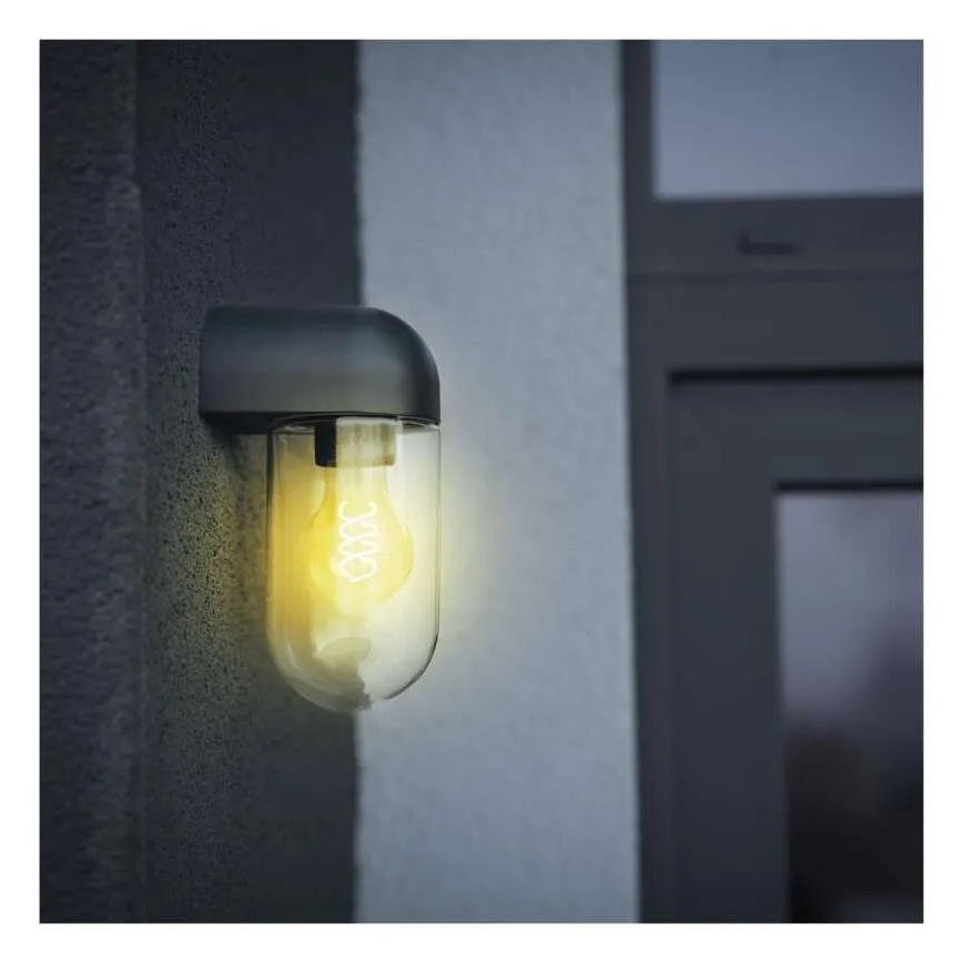 Vägglampa för utomhusbruk CASSIA 1xE27/15W/230V IP44