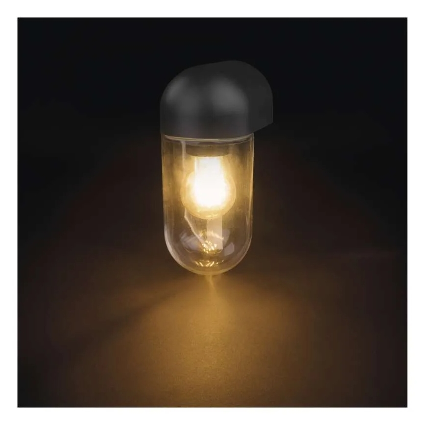 Vägglampa för utomhusbruk CASSIA 1xE27/15W/230V IP44