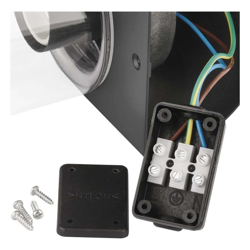 Vägglampa för utomhusbruk CASSIA 1xE27/15W/230V IP44