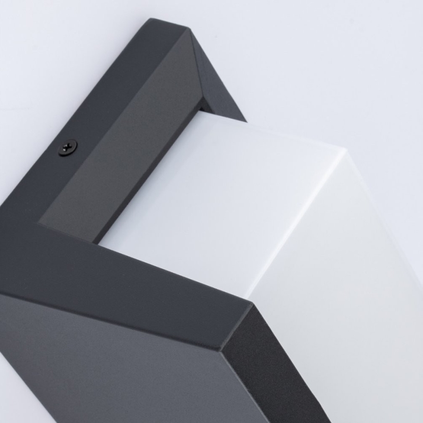 Vägglampa för utomhusbruk NEELY 1xE27/60W/230V IP54 antracit