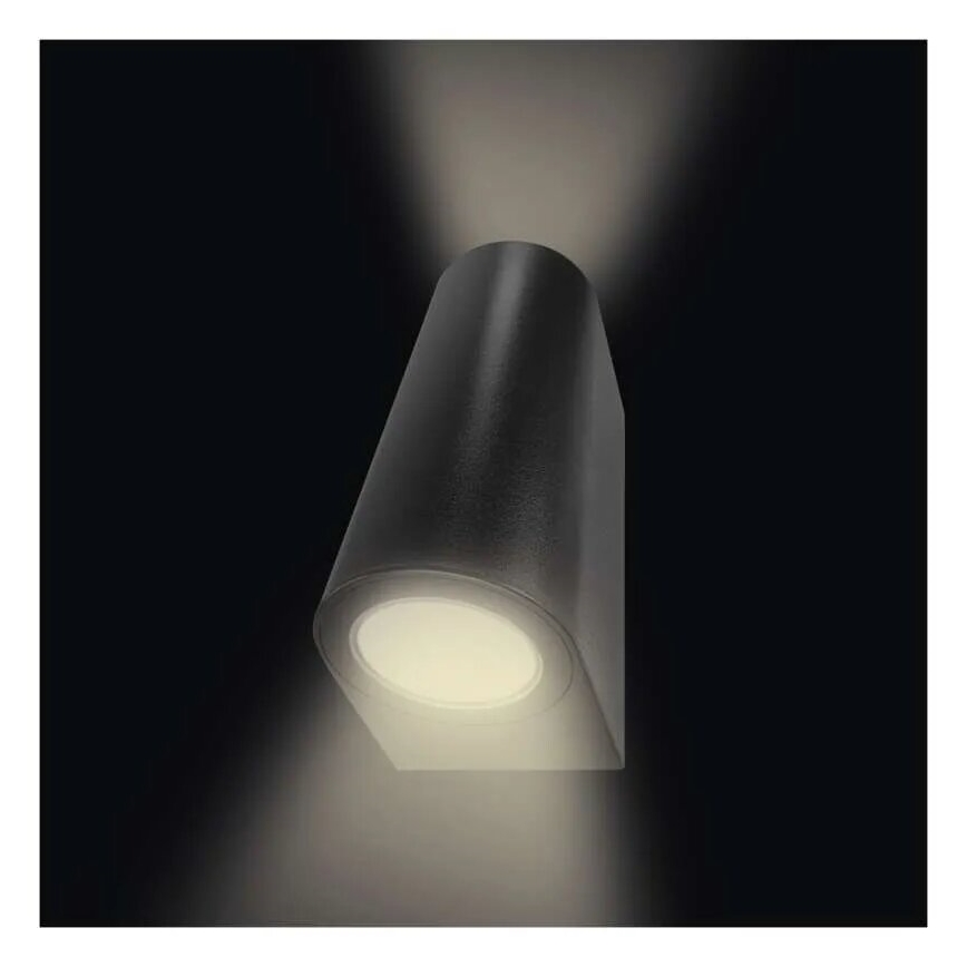 Vägglampa för utomhusbruk OCULUS 2xGU10/7W/230V IP44