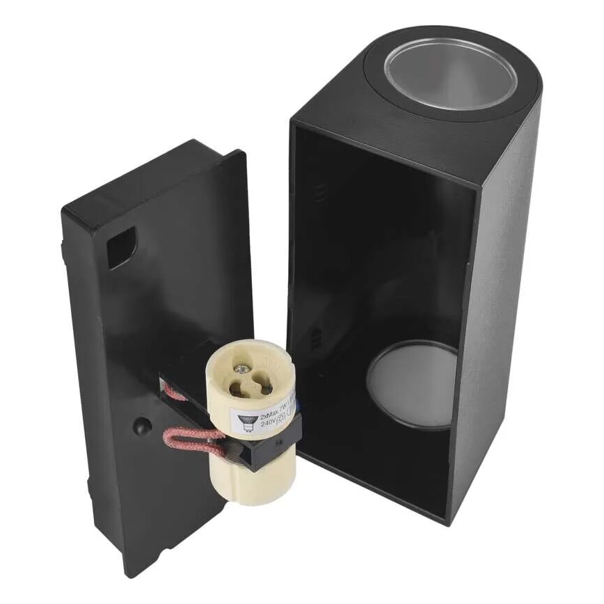 Vägglampa för utomhusbruk OCULUS 2xGU10/7W/230V IP44