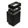 Vägglampa för utomhusbruk SANTA 1xGU10/30W/230V IP54 svart