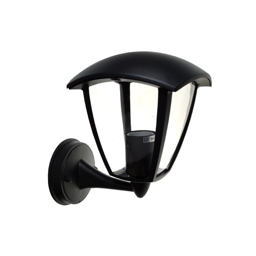 Vägglampa för utomhusbruk SURVA 1xE27/60W/230V IP44 svart