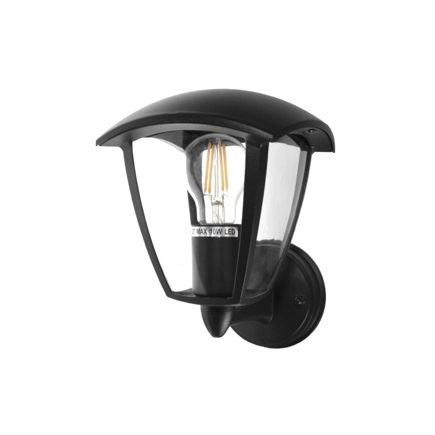 Vägglampa för utomhusbruk SURVA 1xE27/60W/230V IP44 svart