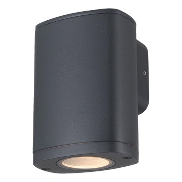 Vägglampa för utomhusbruk ZEVI 1xGU10/10W/230V IP54 antracit